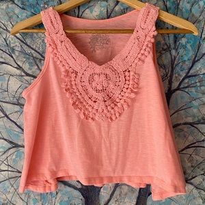 Boho Cropped Tank Top